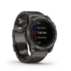 Garmin Fenix 7X Sapphire Solar Carbon Grey - Bilde 5