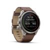 Garmin fēnix® 9 Pro – inReach®, 47mm - Titan med valnøttfarget skinnrem - Bilde 3