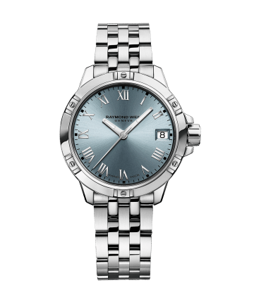 Raymond Weil Tango Classic Ladies Quartz Blue Dial Steel Date Watch 30mm - 5960-ST-00500