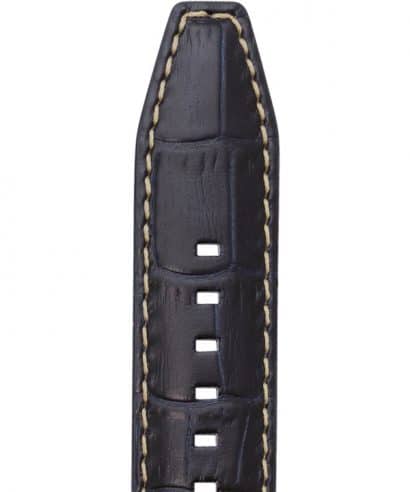 Rochet Sport Luxe «Indiana» Navy Vanntett Alligator Decor Skinnreim