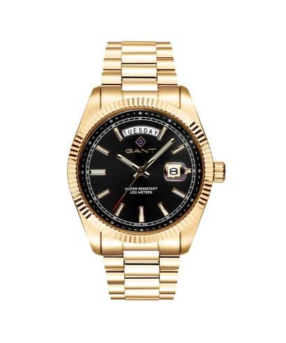 Gant Fairfax Herre Day-Date Gullfarget / Sort 41mm - G189007