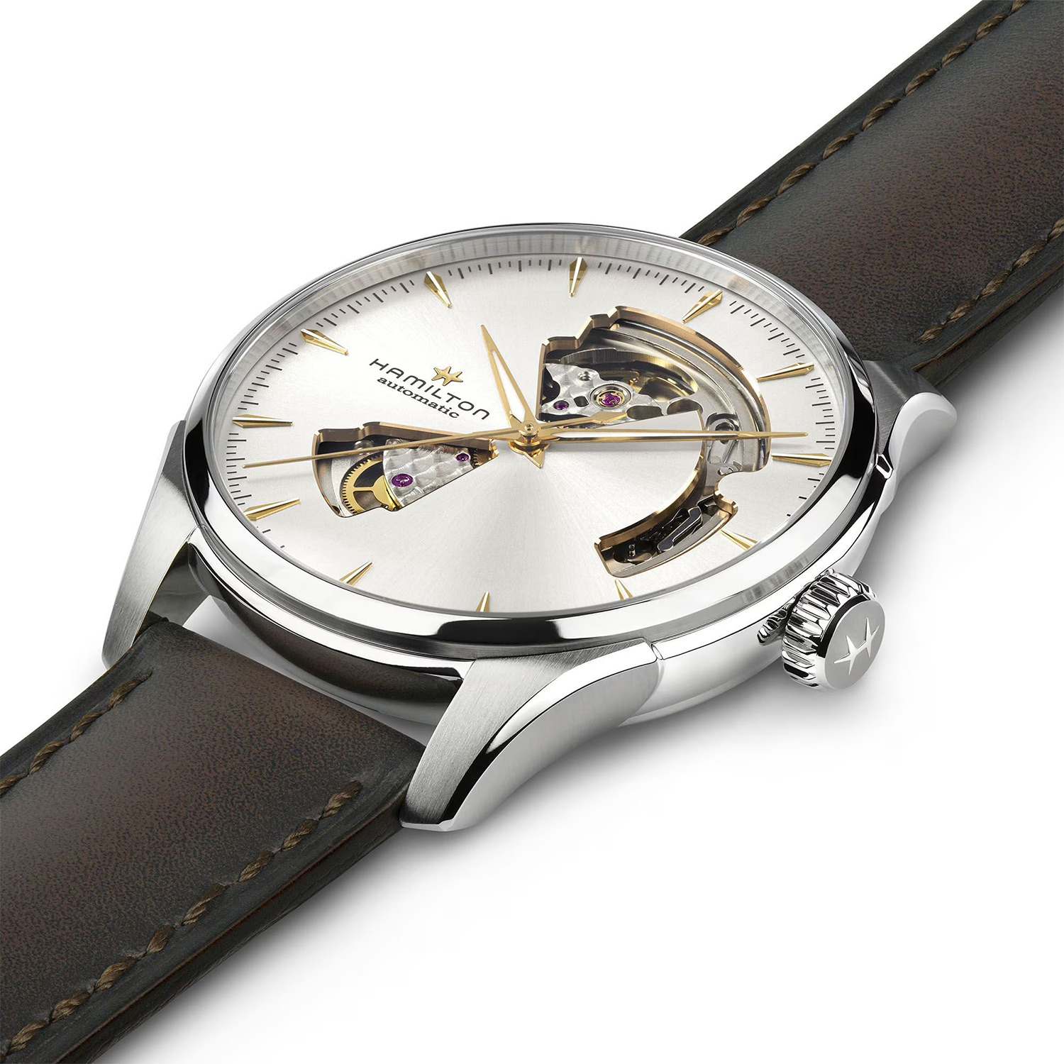Hamilton Jazzmaster Open Heart Auto 40mm - H32675551 - Bilde 3