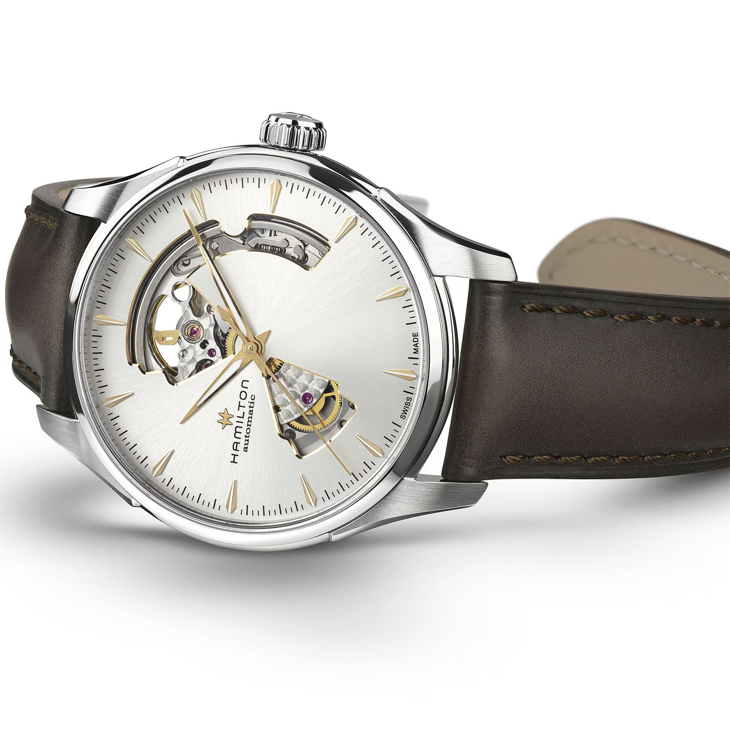 Hamilton Jazzmaster Open Heart Auto 40mm - H32675551 - Bilde 4
