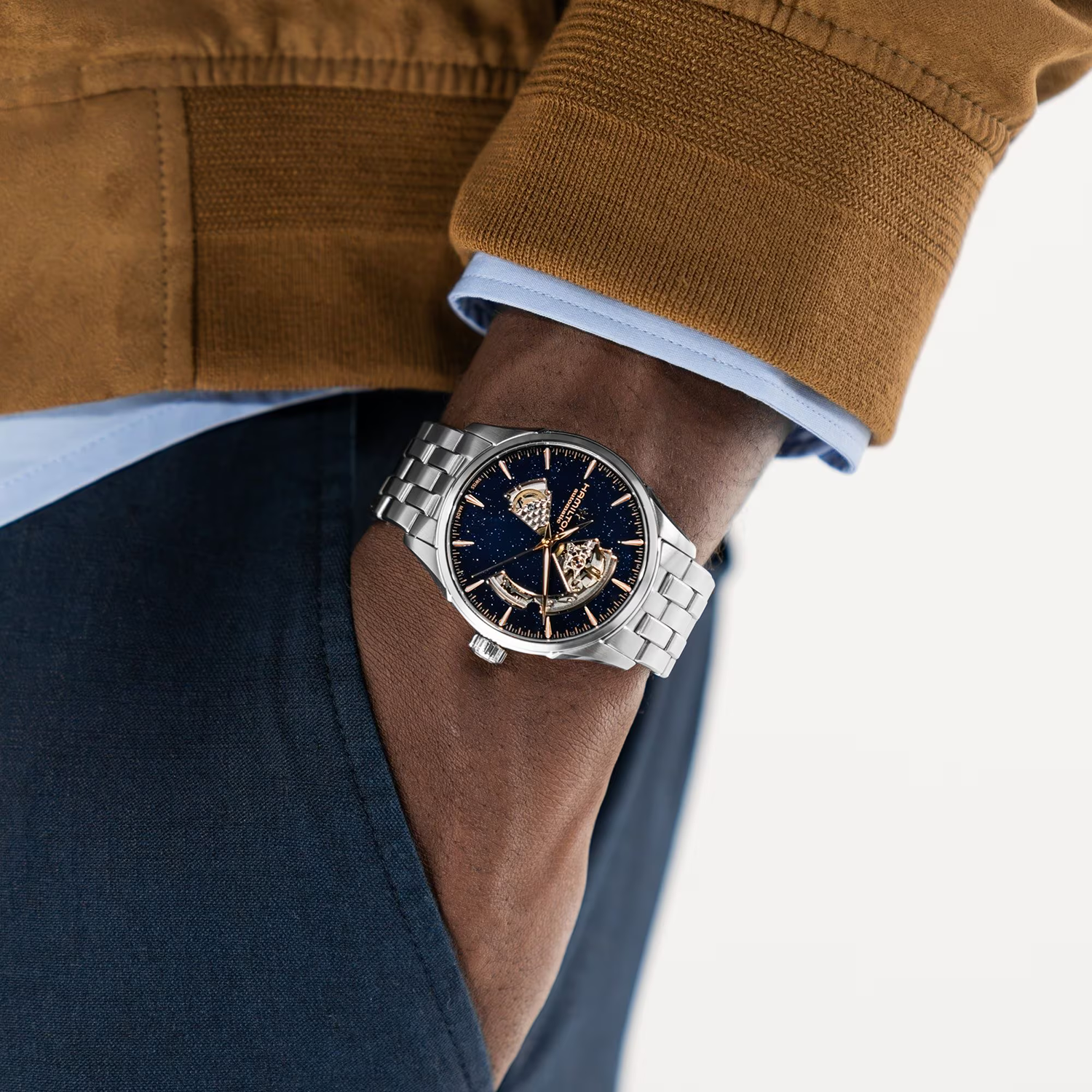 Hamilton Jazzmaster Open Heart Auto 42mm - H32705140 - Bilde 5