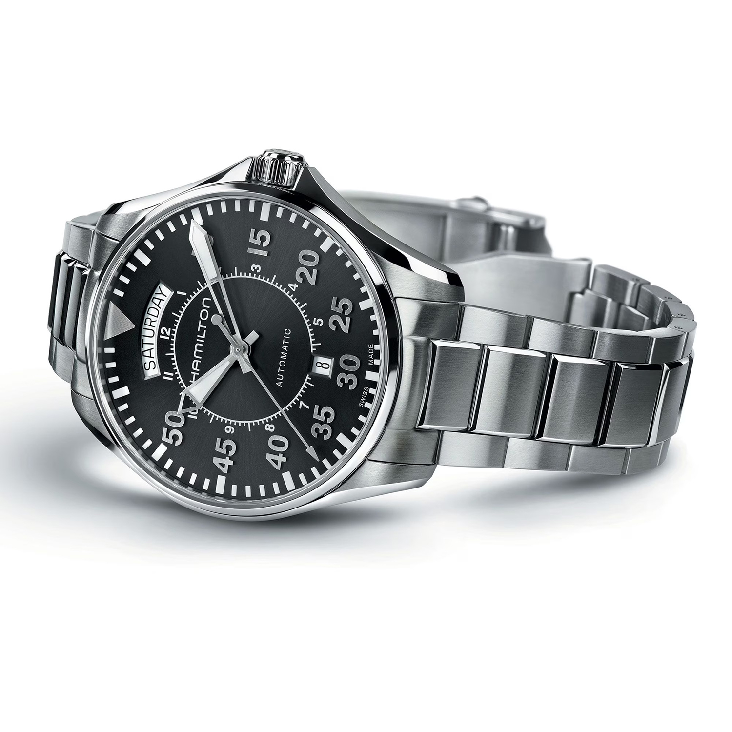 Hamilton Khaki Aviation Pilot Day Date 42MM - H64615135 - Bilde 3