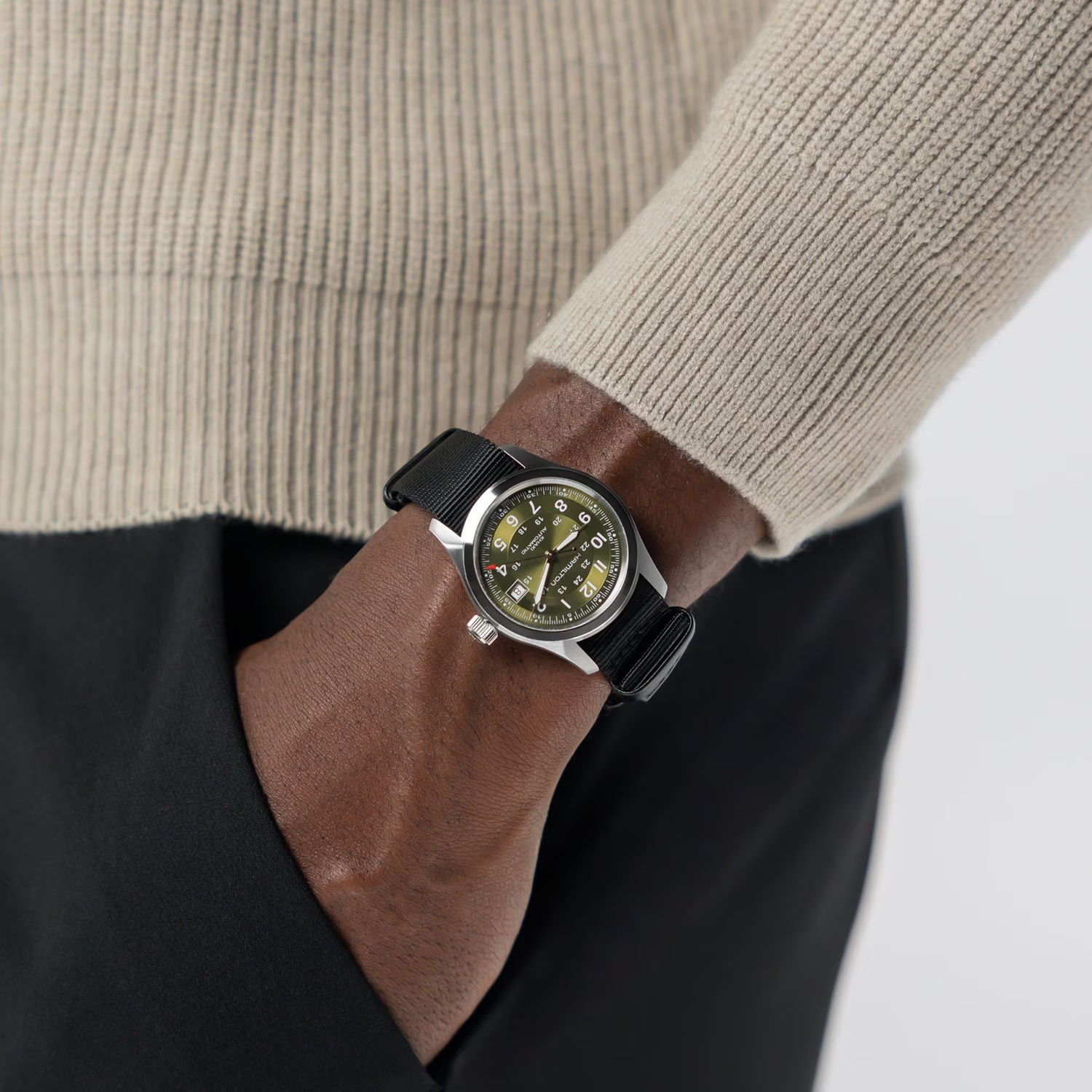 Hamilton Khaki Field Auto 38mm - H64475560 - Bilde 6