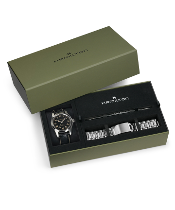 Hamilton Khaki Field Murph Auto Bracelet Bundle 42mm - H70605732