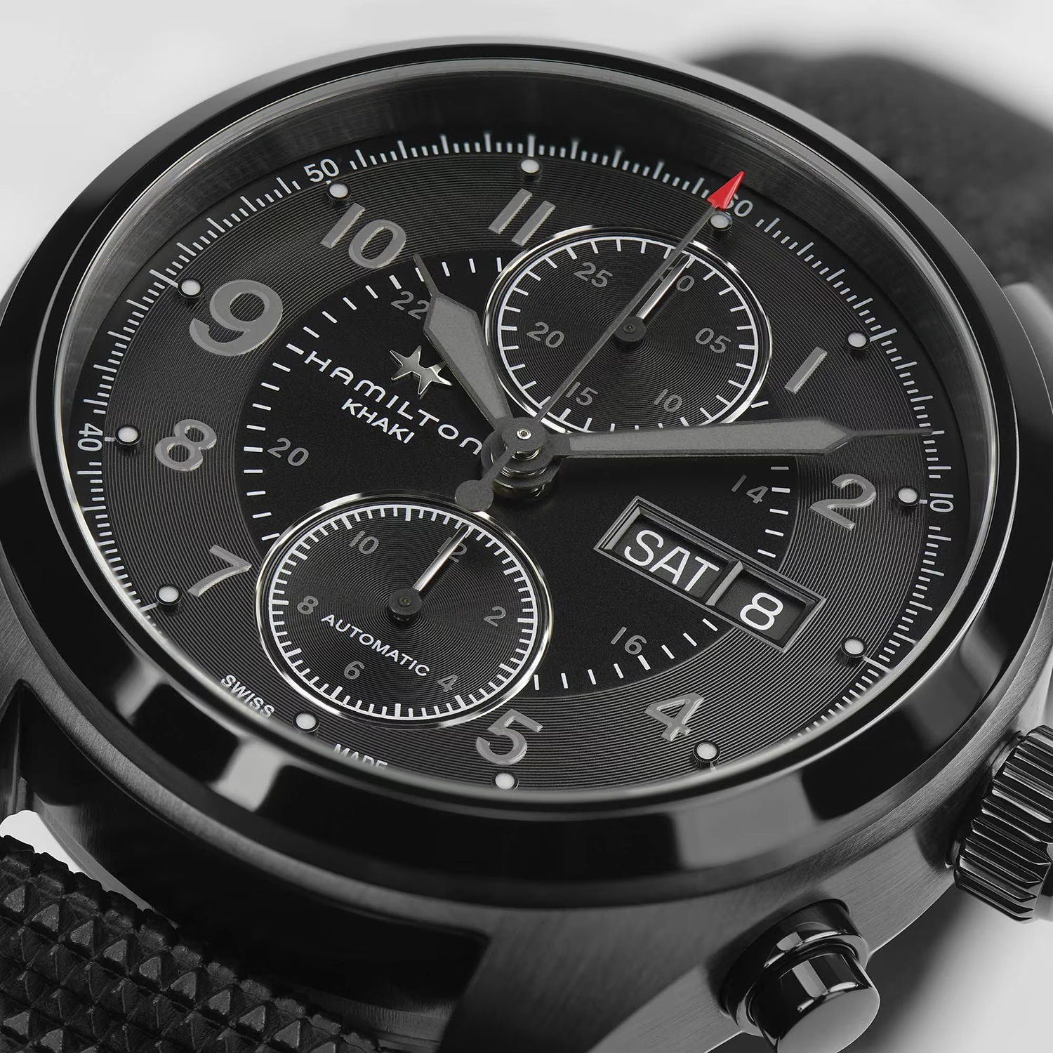 Hamilton Khaki Field Auto Chrono 42mm - H71626735 - Bilde 5