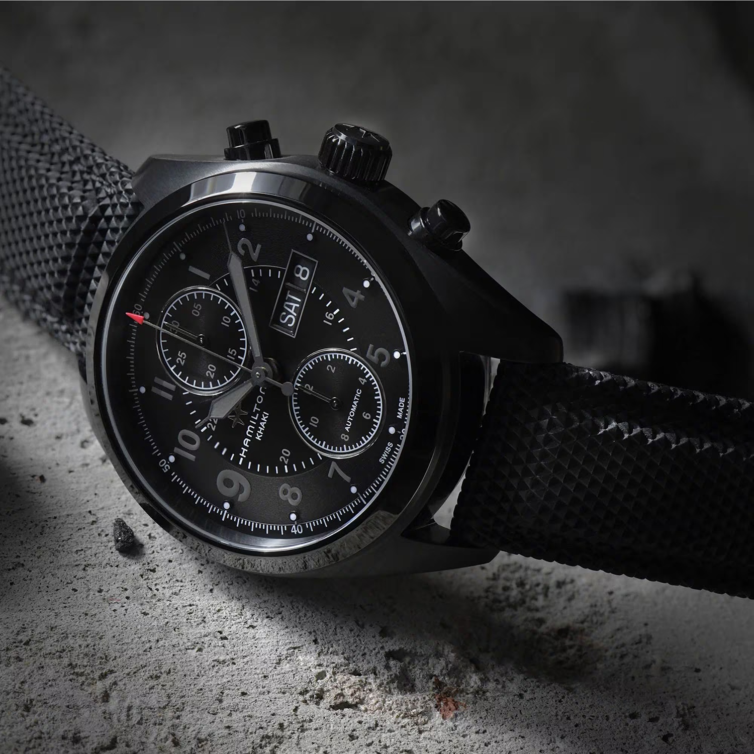 Hamilton Khaki Field Auto Chrono 42mm - H71626735 - Bilde 6