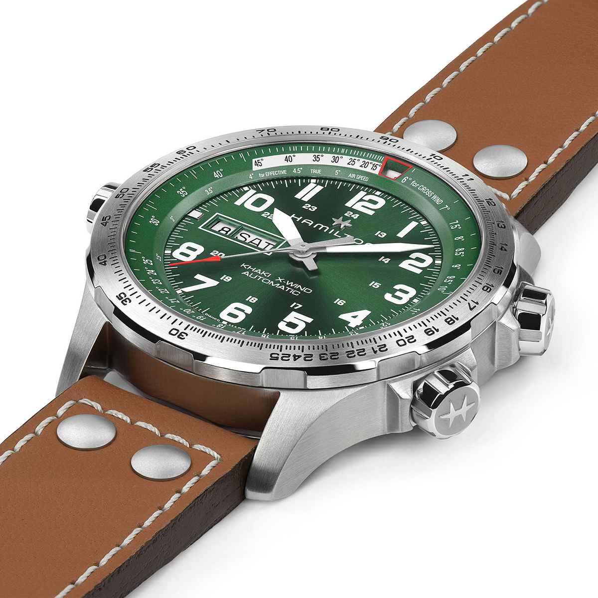 Hamilton Khaki Aviation X-Wind Day Date Auto 45mm - H77735560 - Bilde 3
