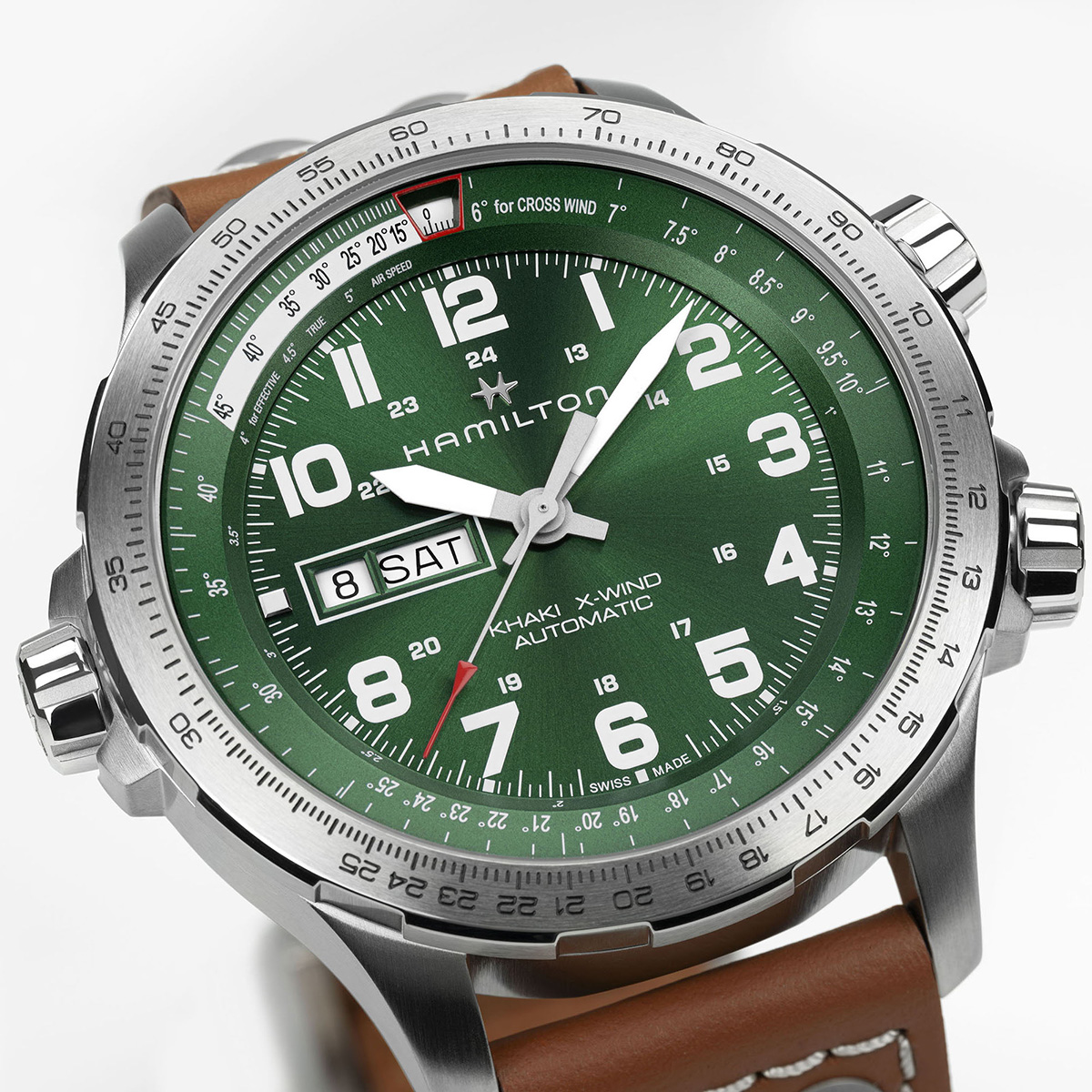 Hamilton Khaki Aviation X-Wind Day Date Auto 45mm - H77735560 - Bilde 5