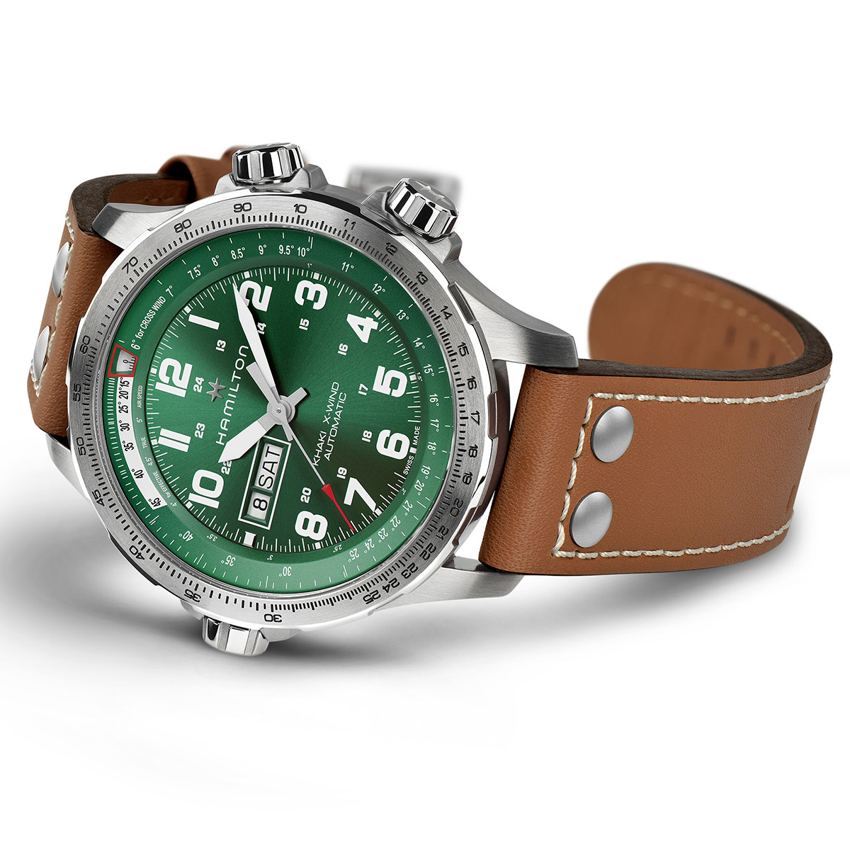 Hamilton Khaki Aviation X-Wind Day Date Auto 45mm - H77735560 - Bilde 7