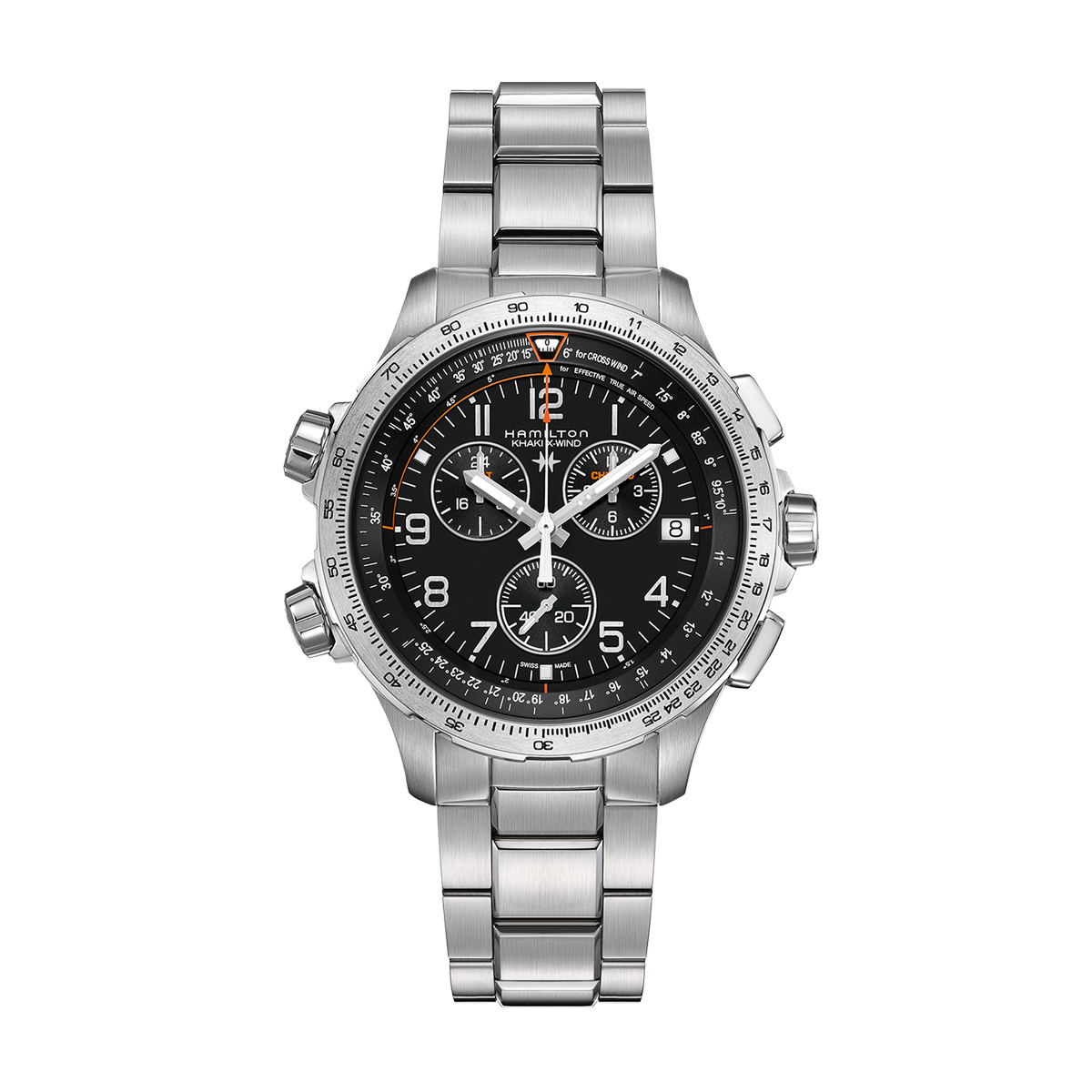 Hamilton Khaki Aviation X-Wind GMT Chrono Quartz 46mm - H77912135