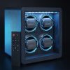 Leanschi watch winder 4 slots/blue saffino - Bilde 3