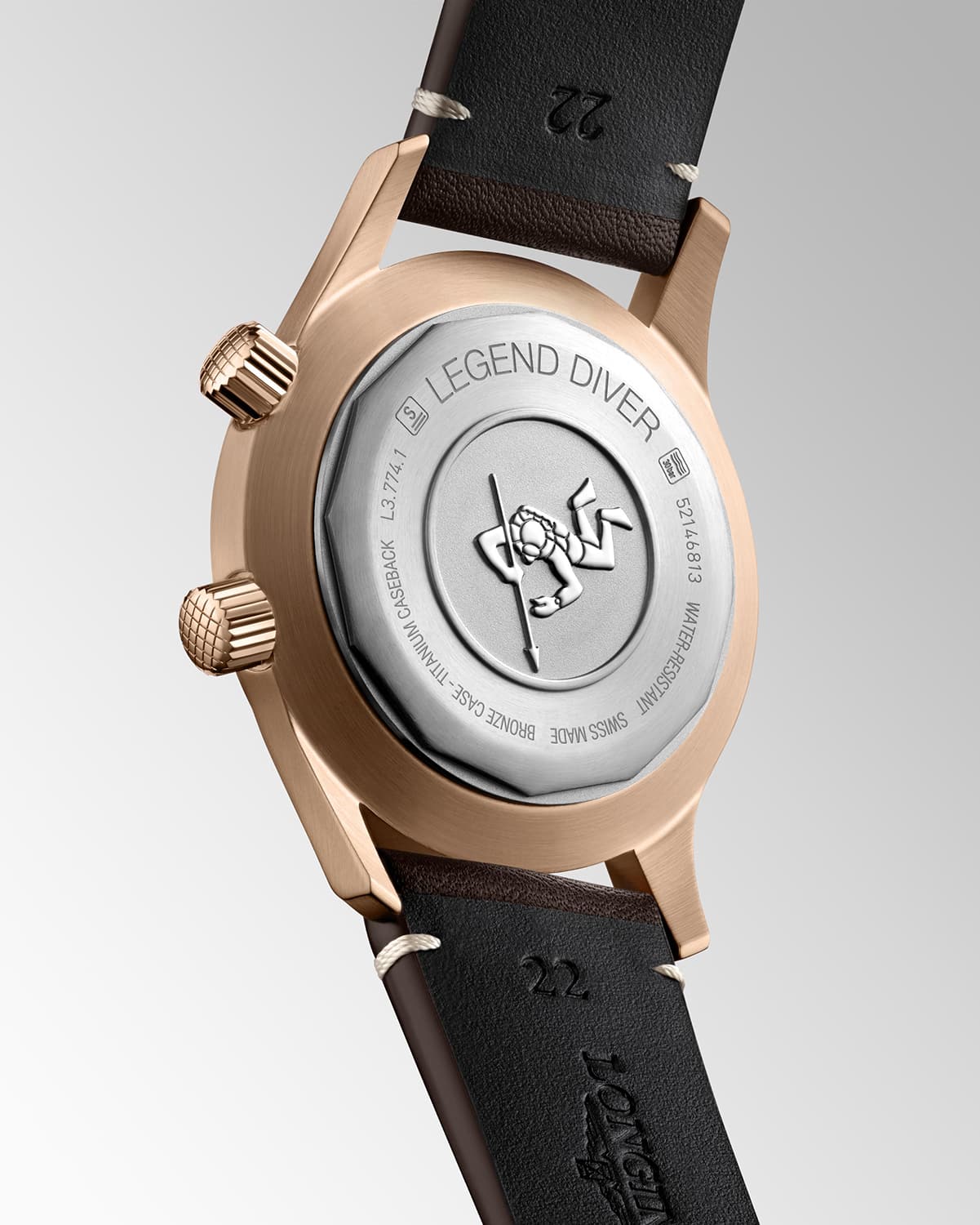 Longines Legend Diver Bronze No Date - L3.774.1.50.2 - Bilde 4