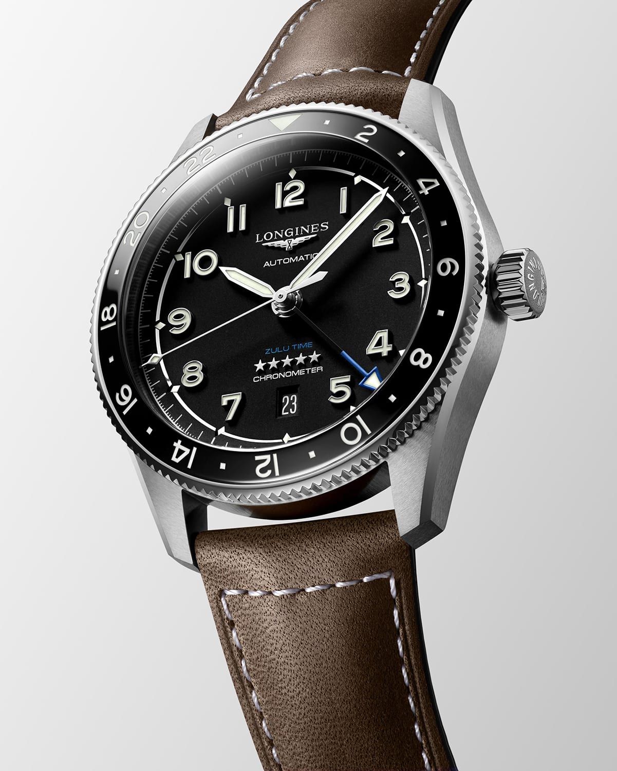 Longines Spirit Zulu Time GMT 42mm - L3.812.4.53.2 - Bilde 2