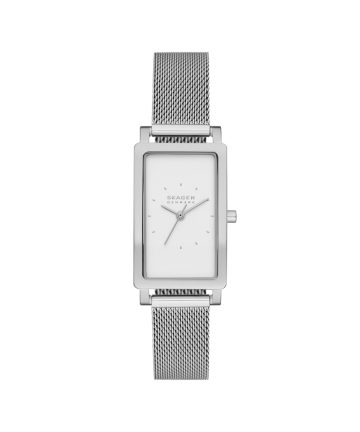 Skagen Hagen Lille Three-Hand Stainless Steel Mesh Tank Watch - SKW3096