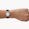Skagen Freja Lille Two-Hand Black Leather Watch - SKW3119 - Bilde 2