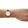 Skagen Signatur Lille Two-Hand Brown Leather Watch - SKW3121 - Bilde 2