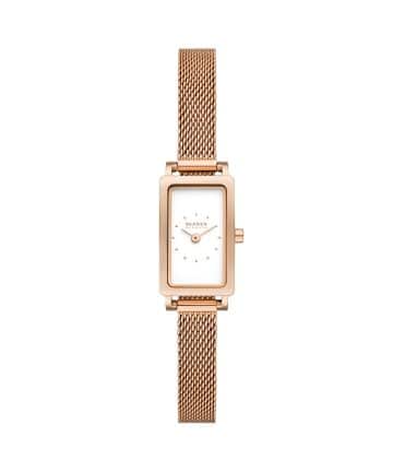 Skagen Hagen Micro Two-Hand Rose Gold Stainless Steel Watch - SKW3148