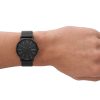 Skagen Signatur Three-Hand Black Leather Watch - SKW6902 - Bilde 2
