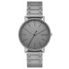 Skagen Signatur Three-Hand Charcoal Stainless Steel Bracelet Watch - SKW6913