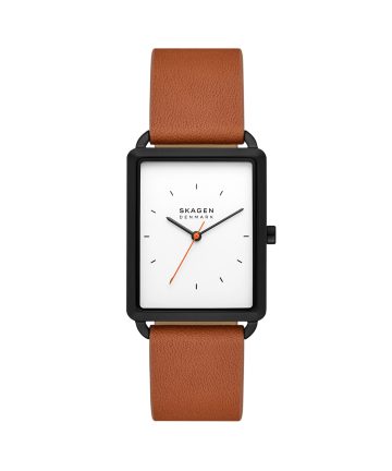 Skagen Hagen Three-Hand Brown Leather Watch - SKW6929