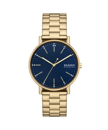 Skagen Signatur Three-Hand Gold Stainless Steel Watch - SKW6945