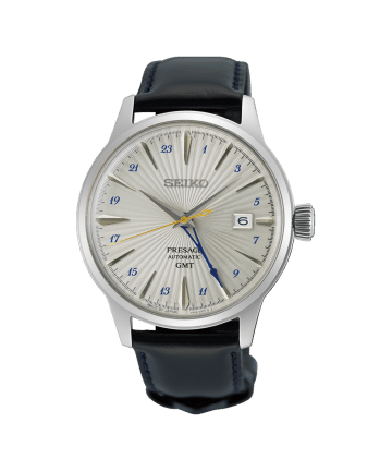 Seiko Presage Coctail Time GMT "Silver Bullet" 40.5mm - SSK049J1
