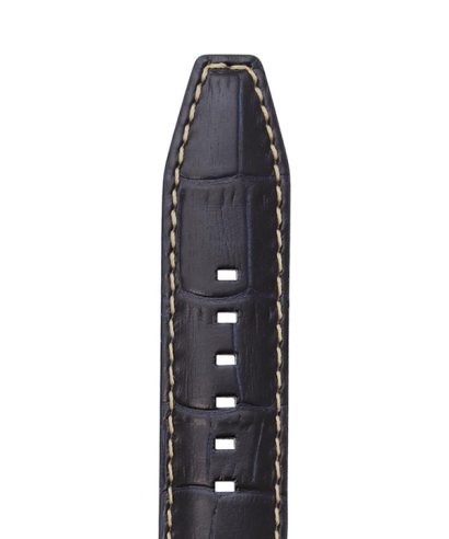 Rochet Sport Luxe «Indiana» Navy Vanntett Alligator Decor Skinnreim