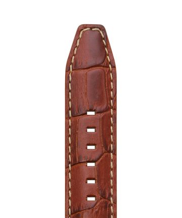 Rochet Sport Luxe «Indiana» Lys Brun Vanntett Alligator Decor Skinnreim