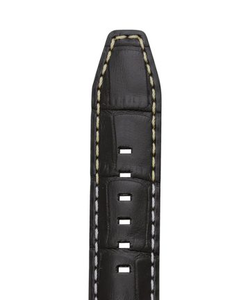 Rochet Sport Luxe «Indiana» Sort Vanntett Alligator Decor Skinnreim