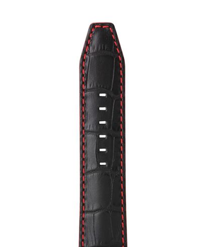 Rochet Sport Luxe «Indiana» Sort/Rød Vanntett Alligator Decor Skinnreim